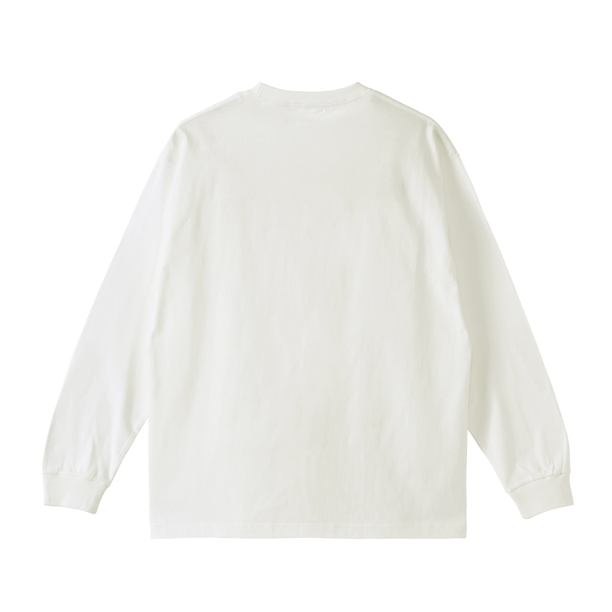 ロングスリーブTシャツ薄手 刺繍 "シュナウザー ブラック&シルバー" white image