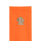 リブソックス ワンポイント刺繍 "トイプードル クリーム" orange image