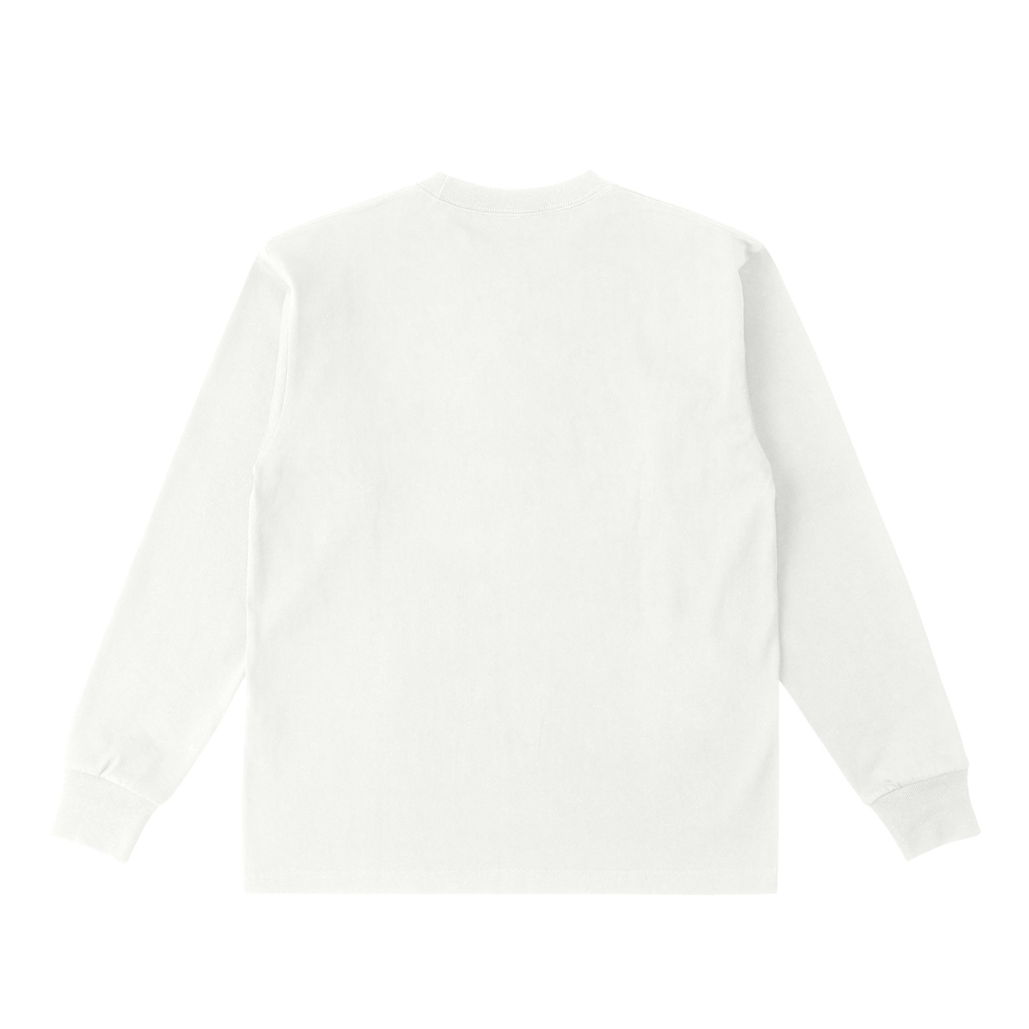 ロングスリーブTシャツ 厚手 ワンポイント刺繍 "チワワ チョコタン" natural image