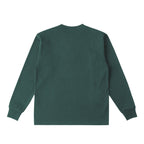 ロングスリーブTシャツ 厚手 ワンポイント刺繍 "トイプードル クリーム" dark-green image