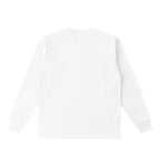 ロングスリーブTシャツ 厚手 ワンポイント刺繍 "トイプードル ホワイト" white image