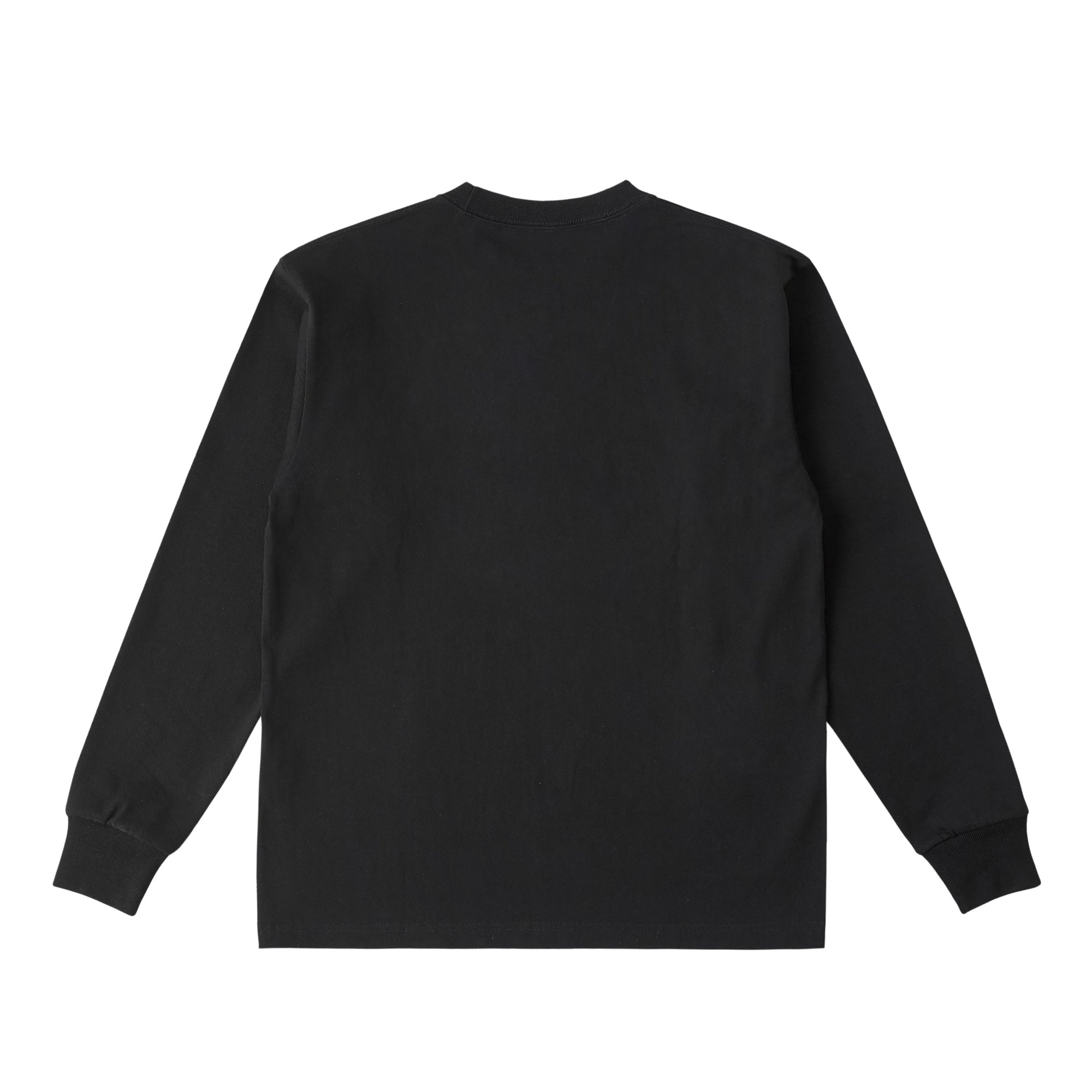ロングスリーブTシャツ 厚手 "シュナウザー ホワイト" deep-black image