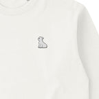 ロングスリーブTシャツ 厚手 "シュナウザー ホワイト" natural image