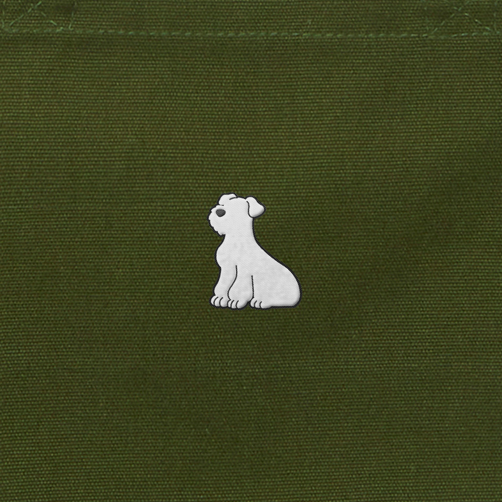 ランチバッグミニトート ワンポイント刺繍 "シュナウザー ホワイト" od image