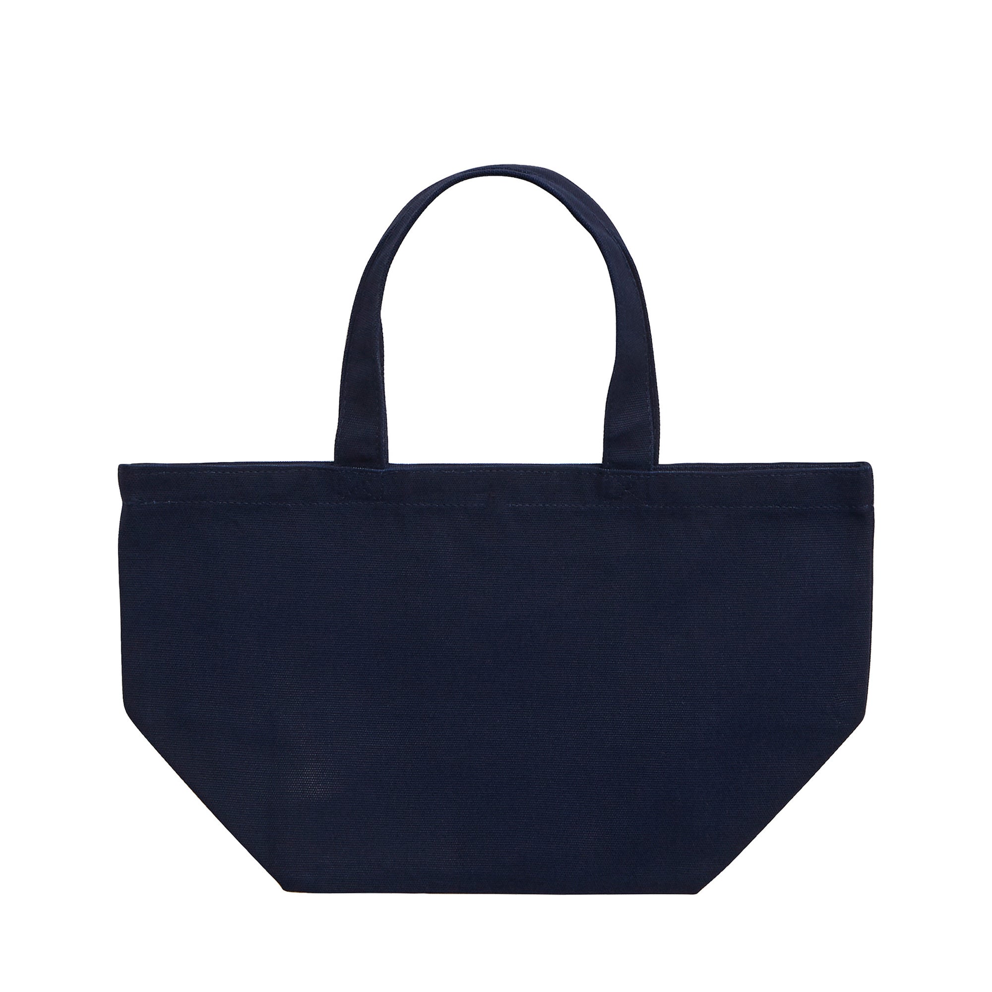 ランチバッグミニトート ワンポイント刺繍 "シュナウザー ブラック&シルバー" navy image