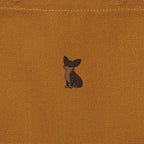 ランチバッグミニトート ワンポイント刺繍 "チワワ チョコタン" camel image