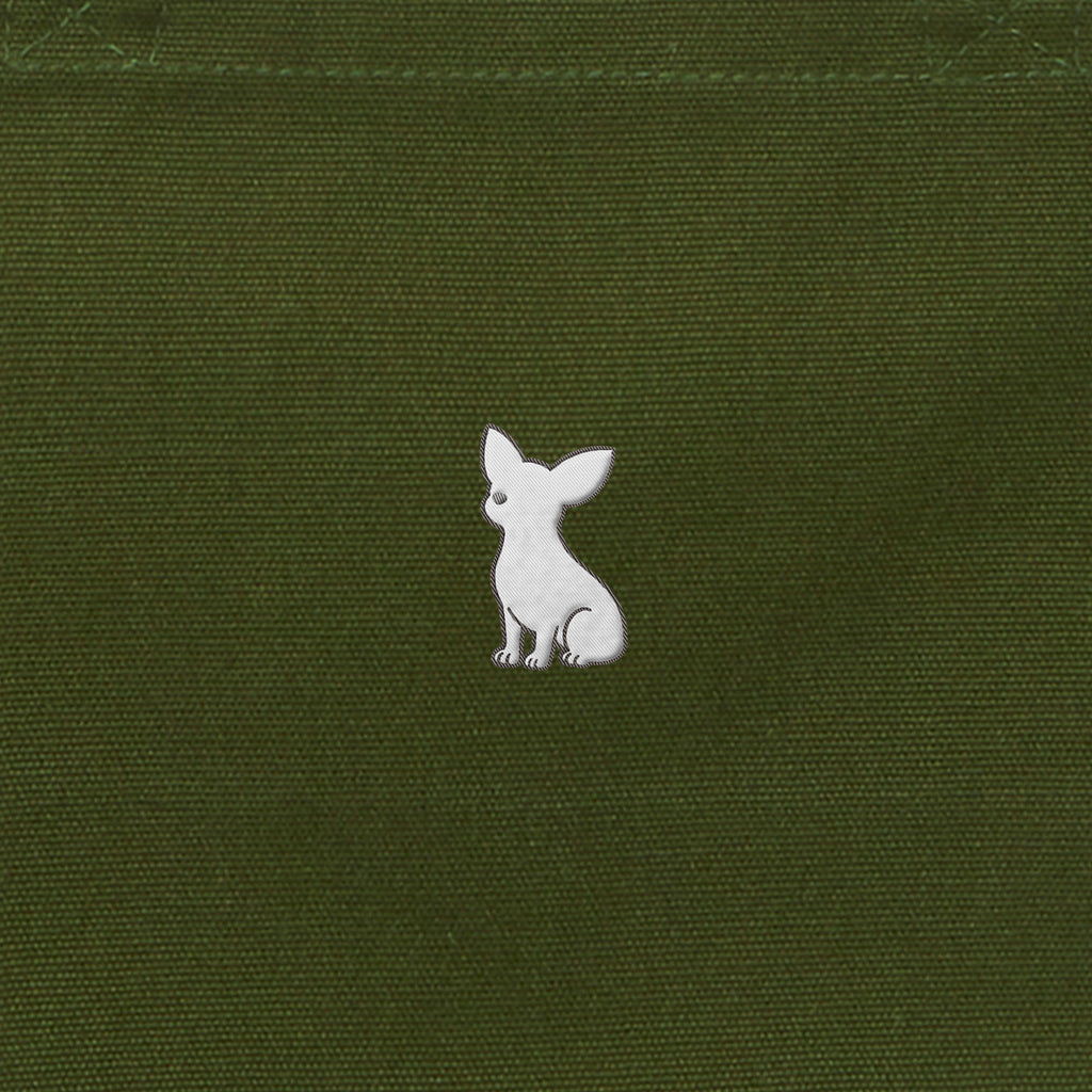 ランチバッグミニトート ワンポイント刺繍 "チワワ ホワイト" od image