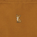 ランチバッグミニトート ワンポイント刺繍 "チワワ レッド" camel image