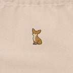 ランチバッグミニトート ワンポイント刺繍 "チワワ レッド" natural image
