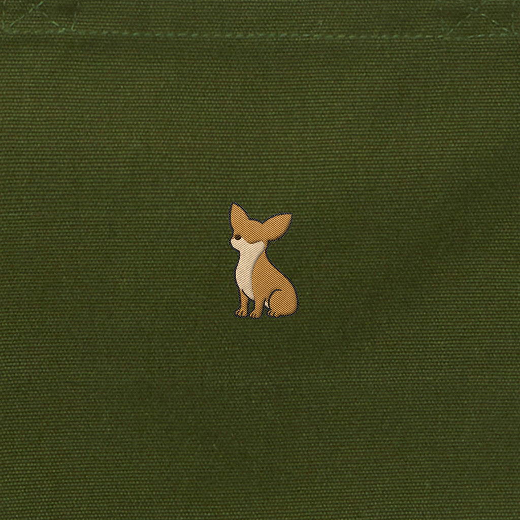 ランチバッグミニトート ワンポイント刺繍 "チワワ レッド" od image