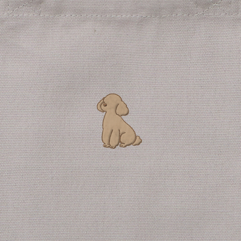 ランチバッグミニトート ワンポイント刺繍 "トイプードル クリーム" light-gray image