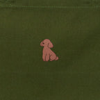 ランチバッグミニトート ワンポイント刺繍 "トイプードル ブラウン" od image