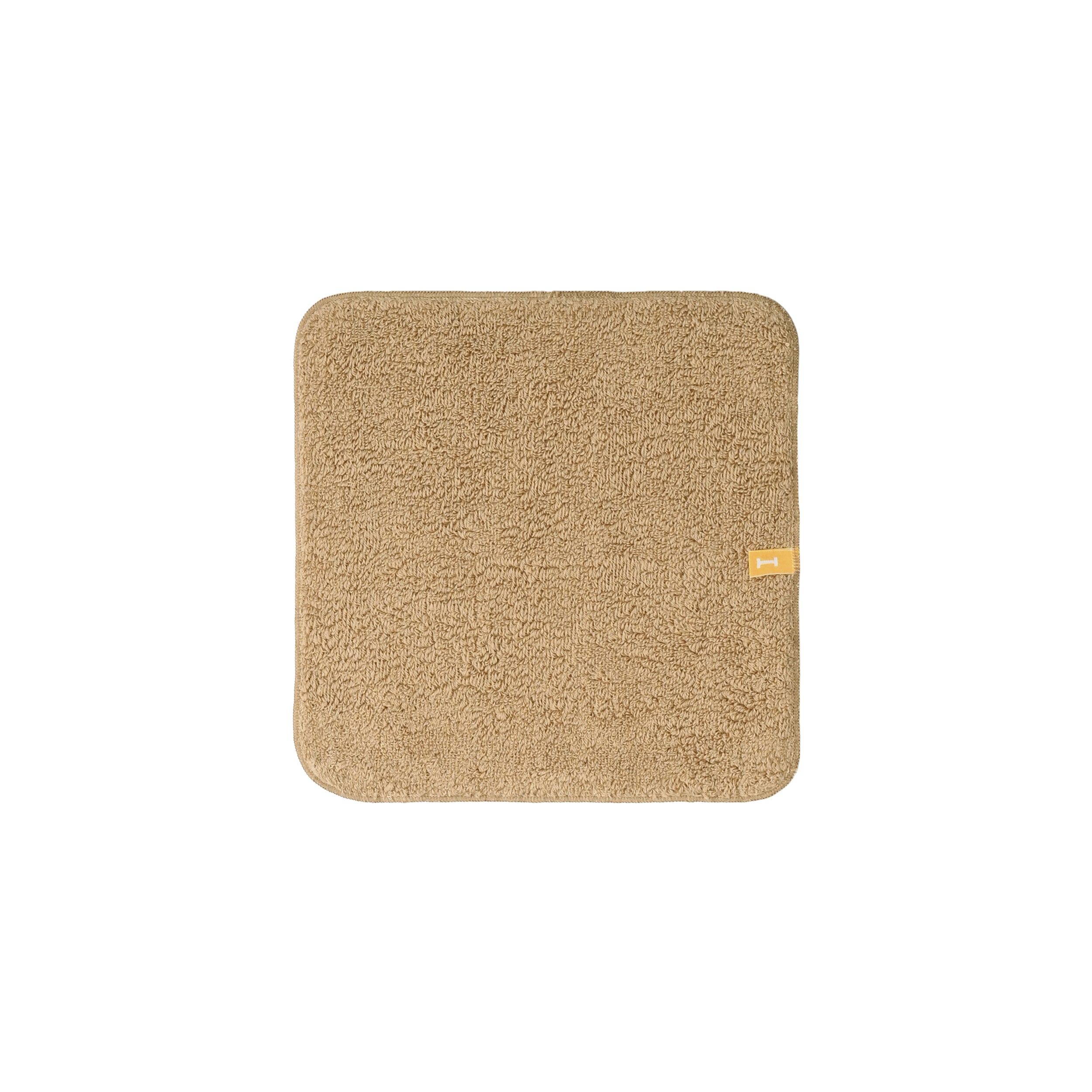 タオルハンカチ ワンポイント刺繍 "トイプードル シルバー" beige image
