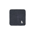 タオルハンカチ ワンポイント刺繍 "トイプードル ホワイト" navy image
