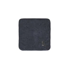 タオルハンカチ ワンポイント刺繍 "シュナウザー ブラック" navy image