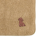 タオルハンカチ ワンポイント刺繍 "トイプードル ブラウン" beige image