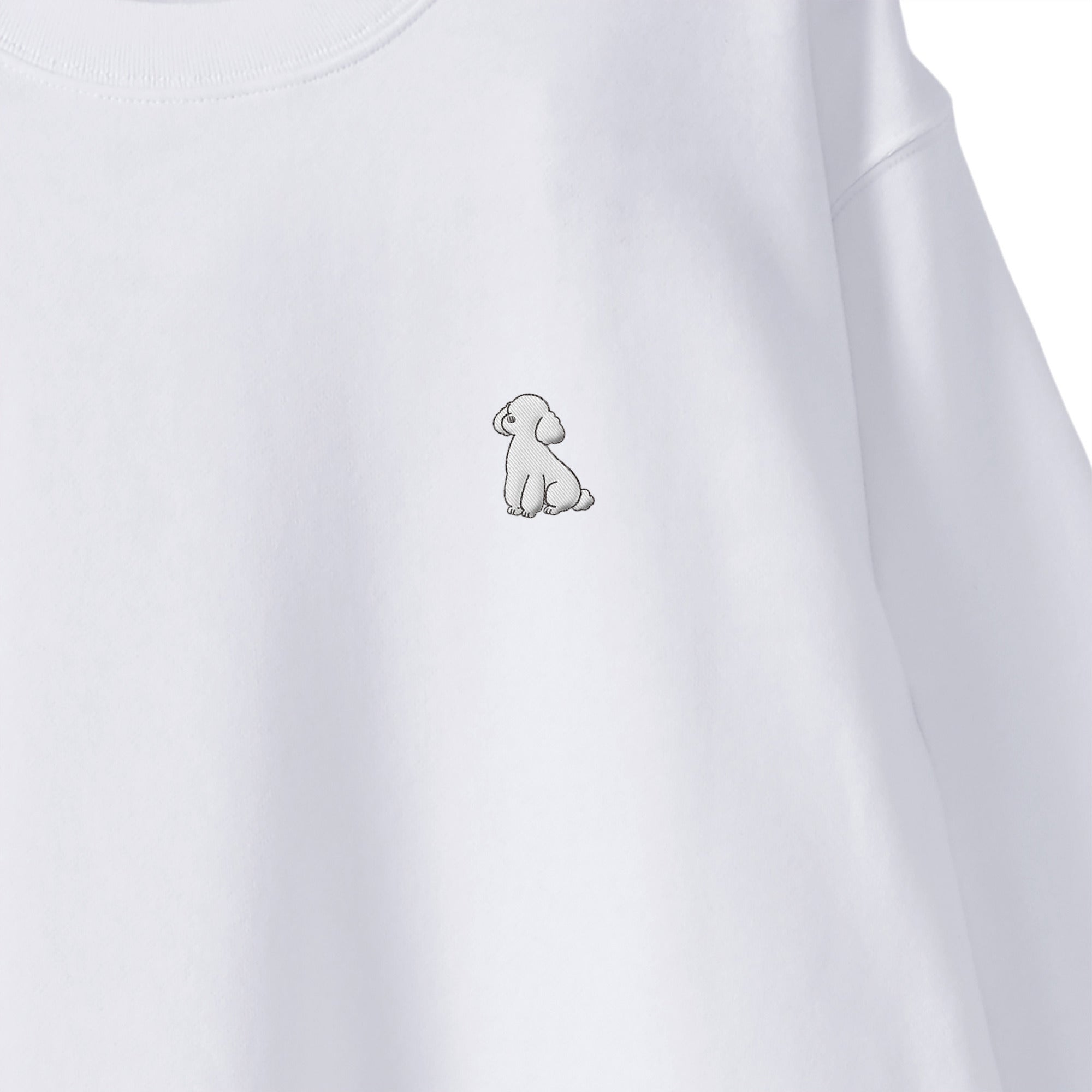 スウェットトレーナー "トイプードル ホワイト" white image