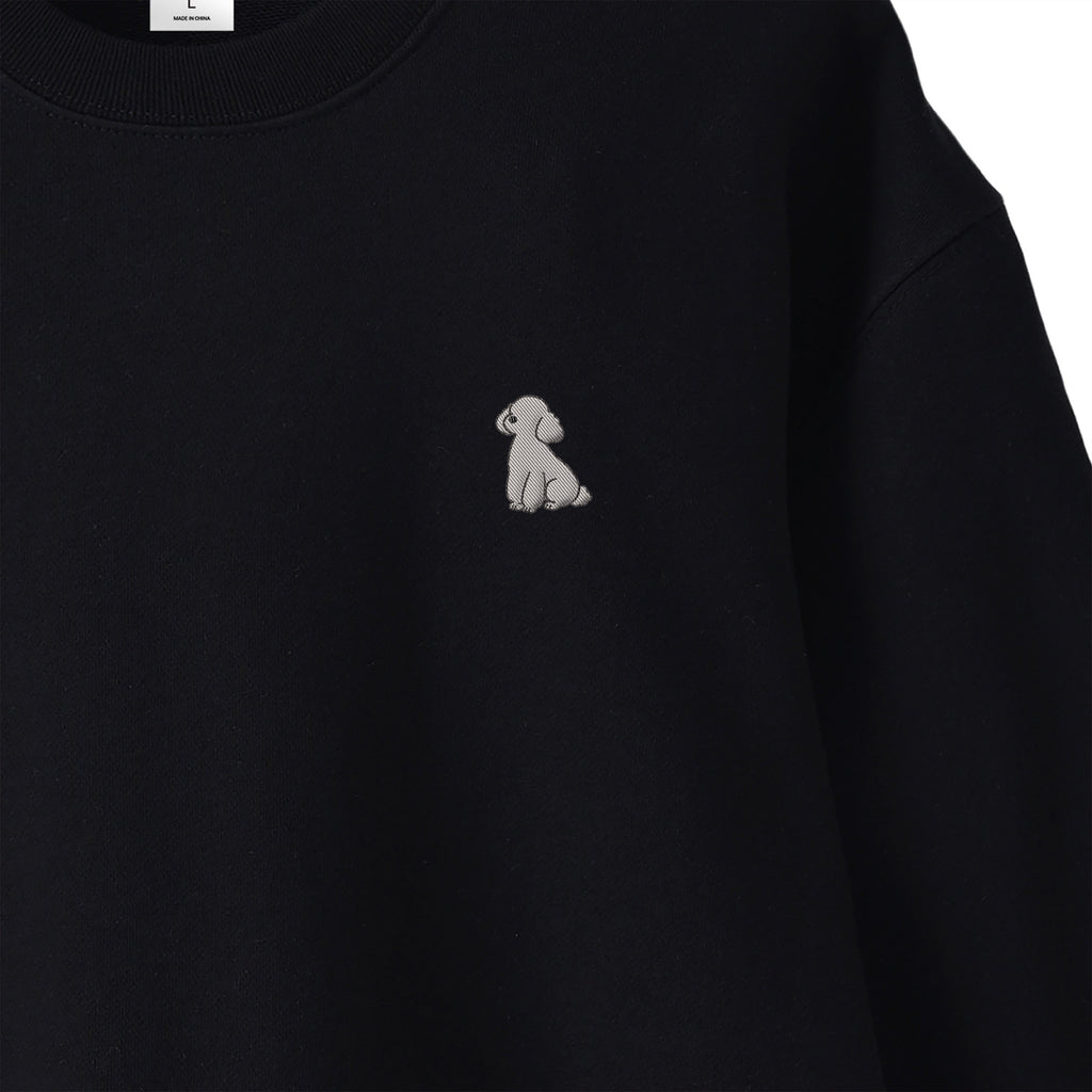 スウェットトレーナー "トイプードル シルバー" black image