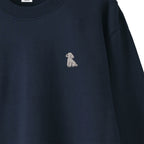 スウェットトレーナー "トイプードル シルバー" navy image
