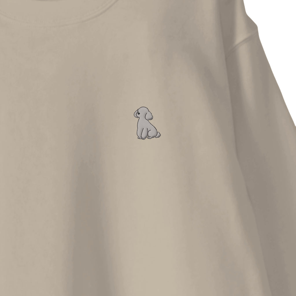 スウェットトレーナー "トイプードル シルバー" sand-beige image
