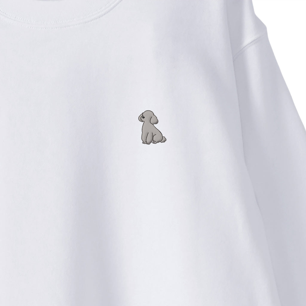 スウェットトレーナー "トイプードル シルバー" white image