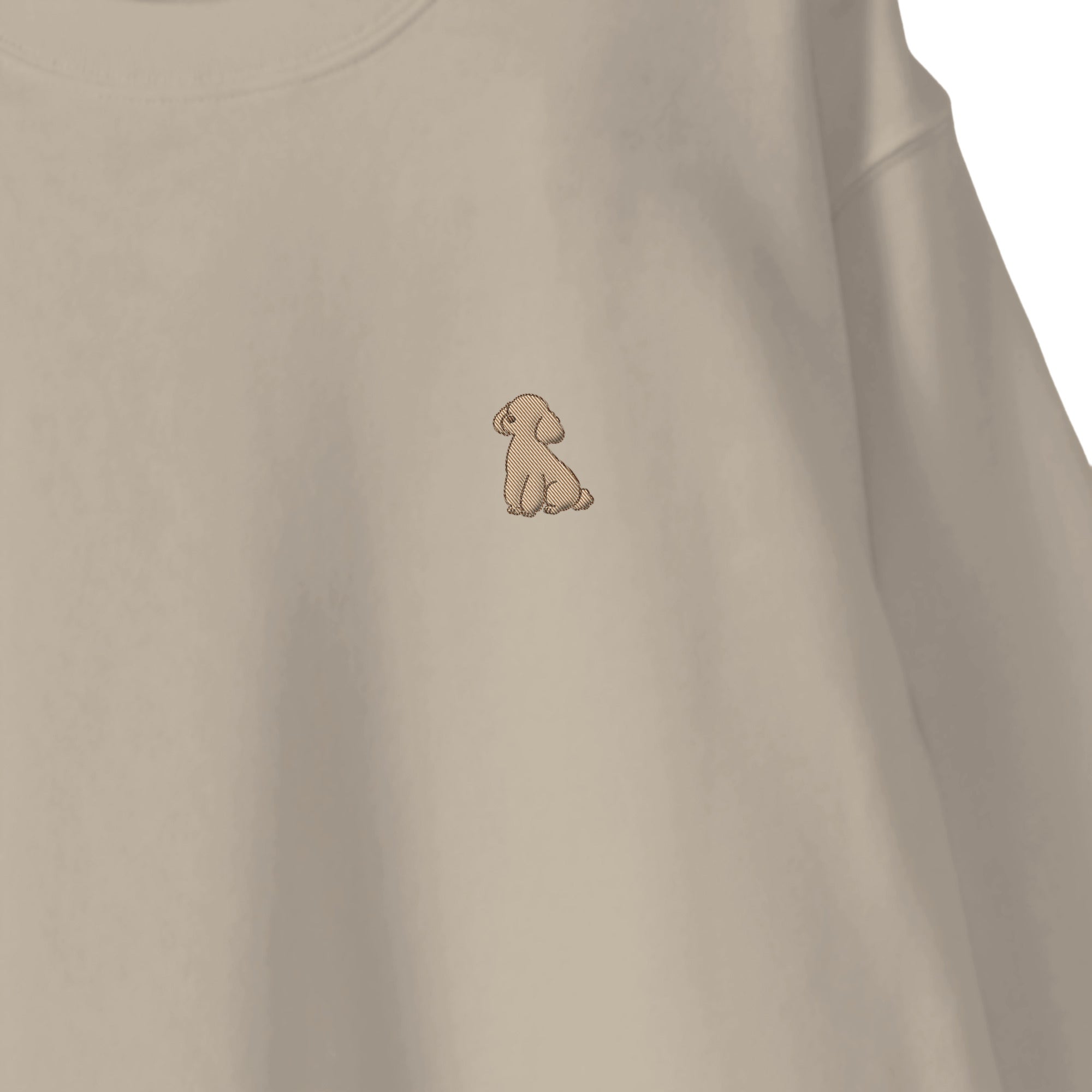 スウェットトレーナー "トイプードル クリーム" sand-beige image