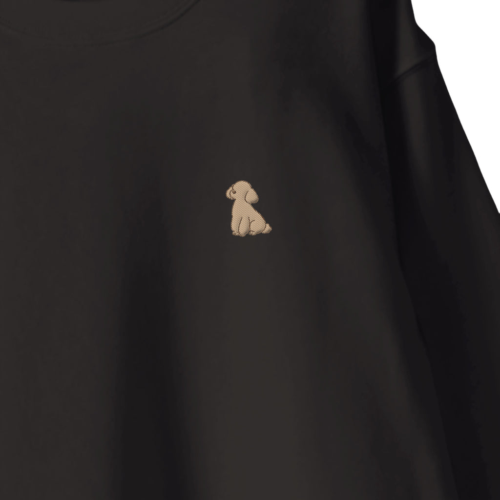スウェットトレーナー "トイプードル クリーム" sumi-black image