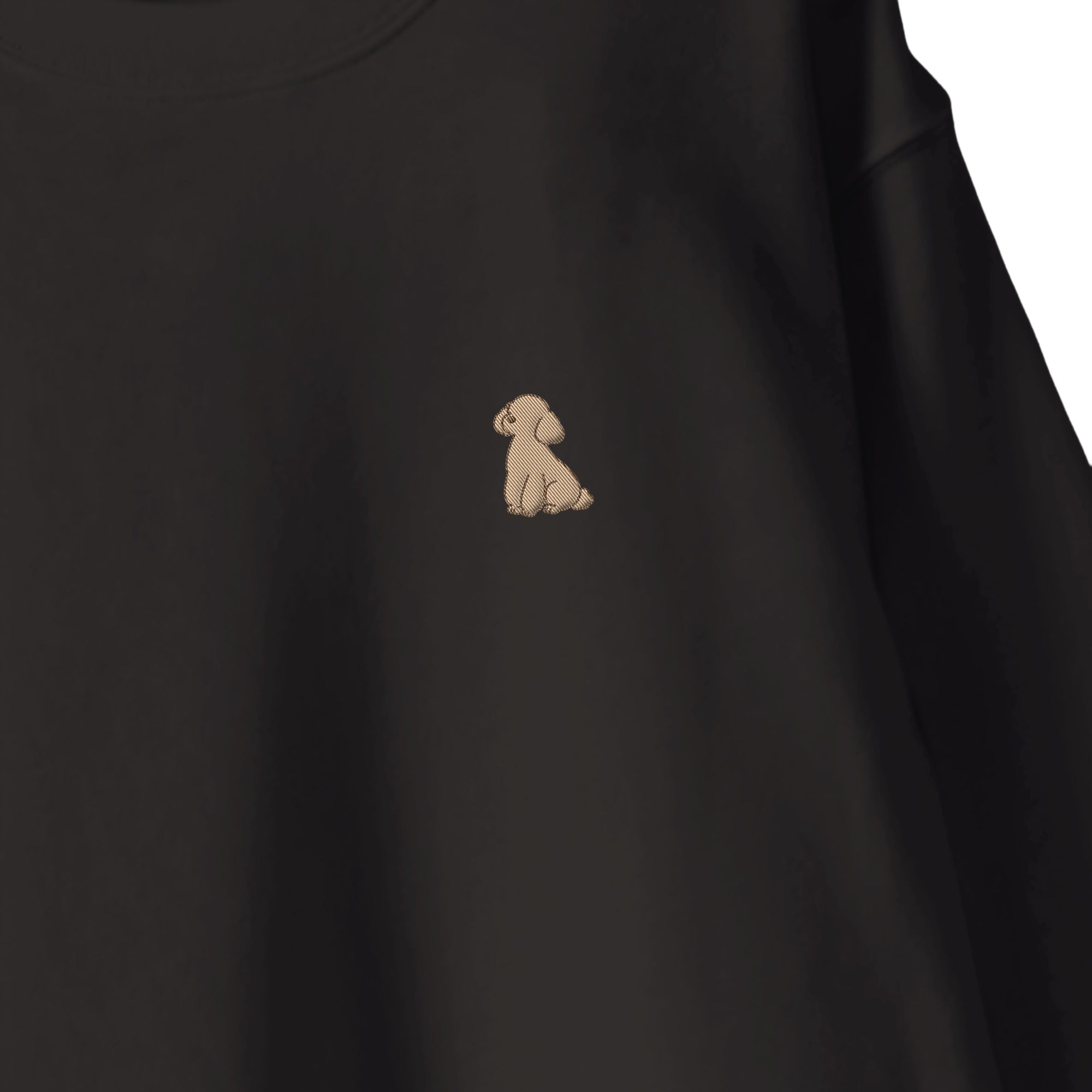 スウェットトレーナー "トイプードル クリーム" sumi-black image