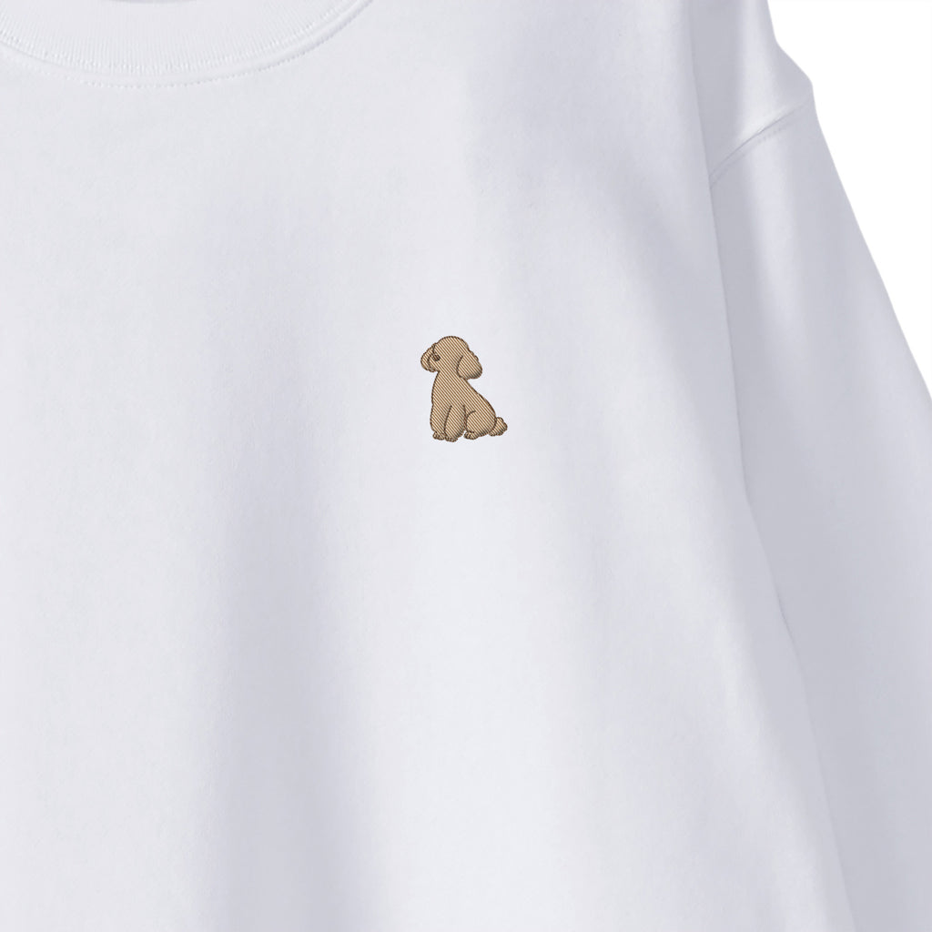 スウェットトレーナー "トイプードル クリーム" white image