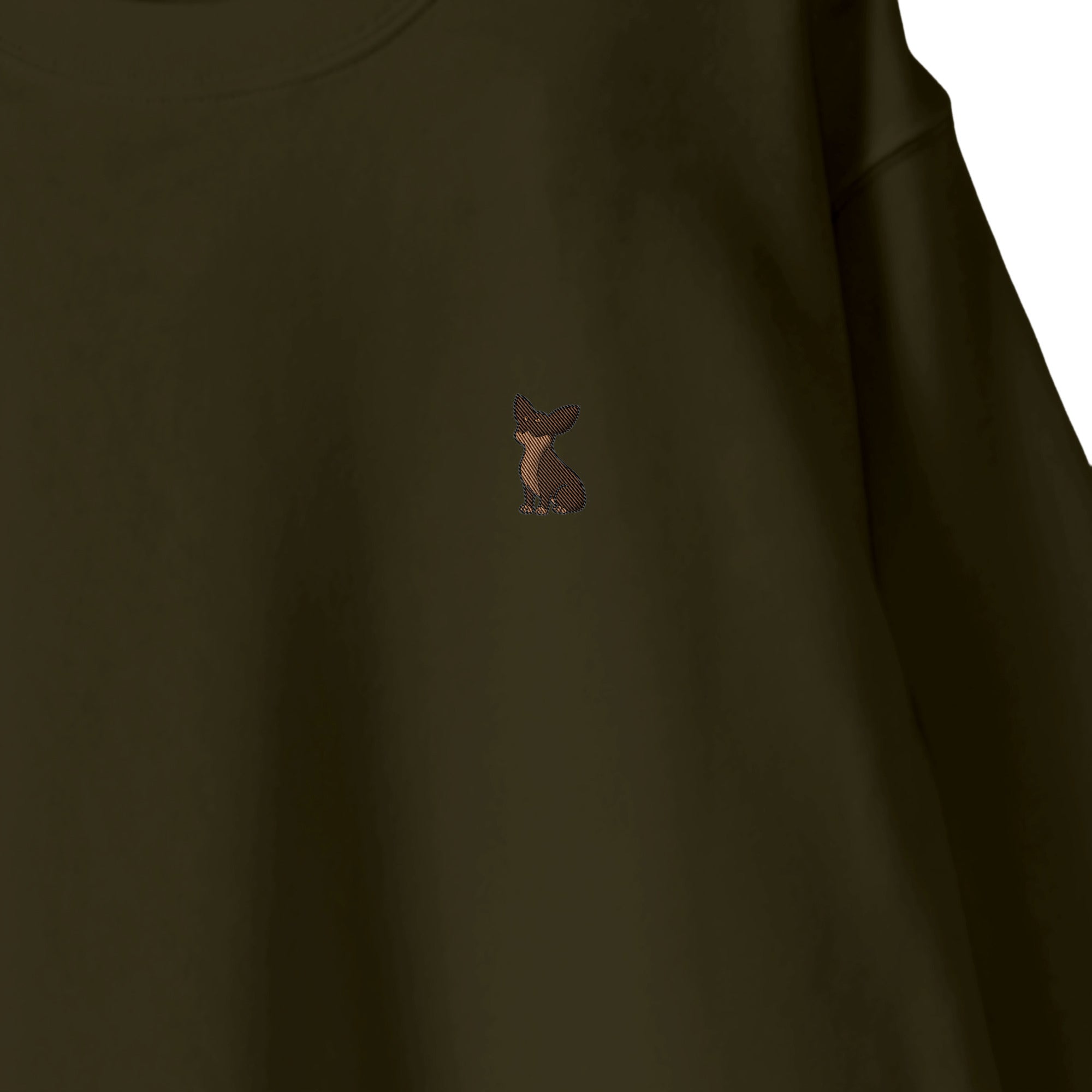 スウェットトレーナー "チワワ チョコタン" olive-drab image