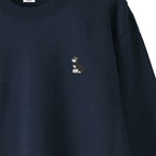 スウェットトレーナー "シュナウザー ブラック&シルバー" navy image
