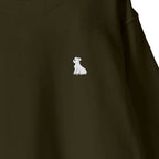 スウェットトレーナー "シュナウザー ホワイト" olive-drab image
