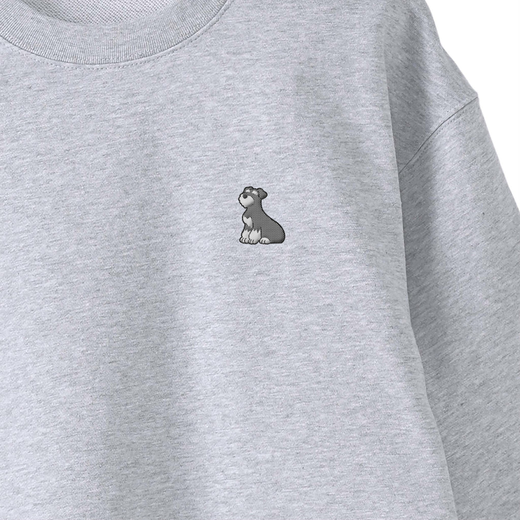 スウェットトレーナー "シュナウザー ソルト&ペッパー" gray image
