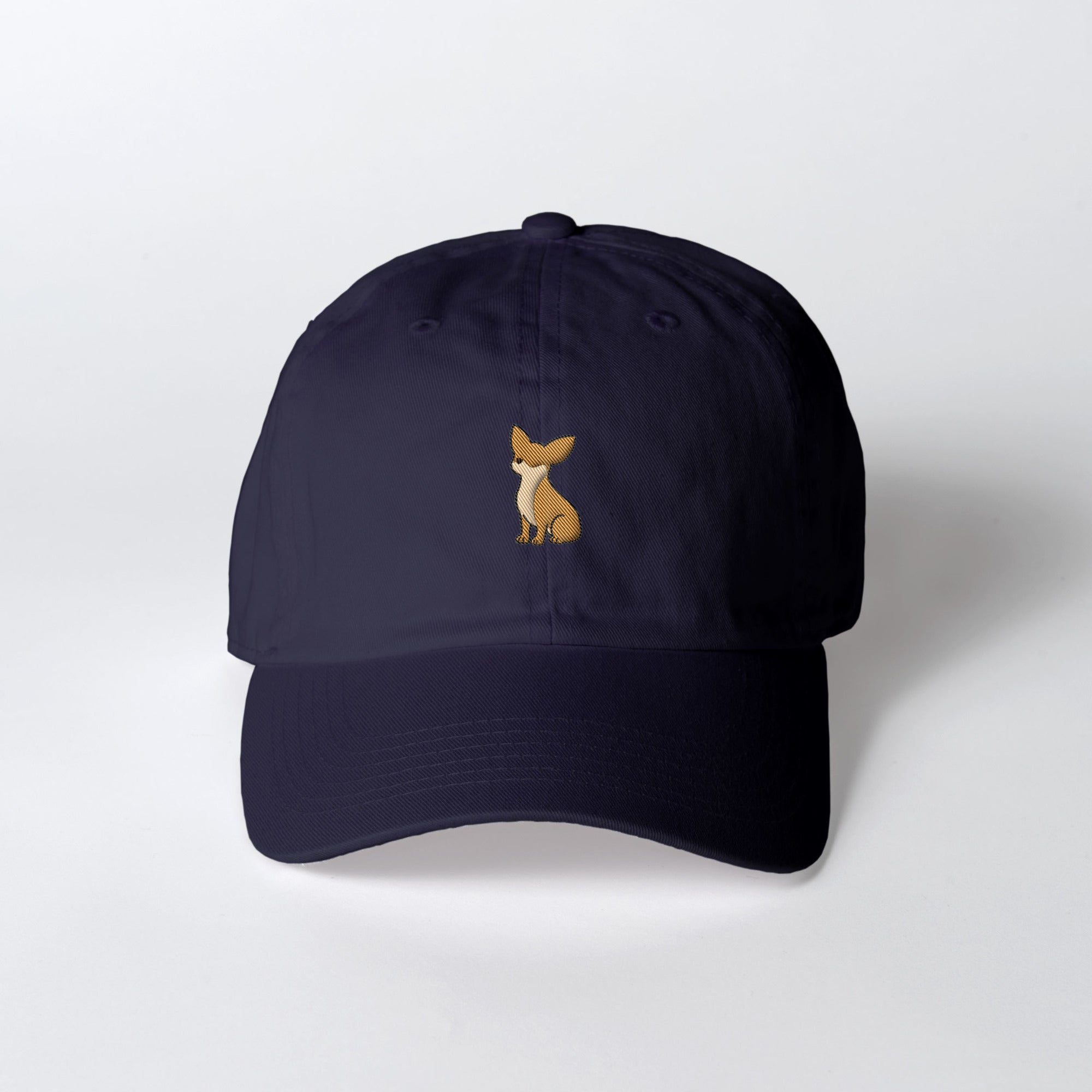 キャップ 刺繍 "チワワ レッド" navy image