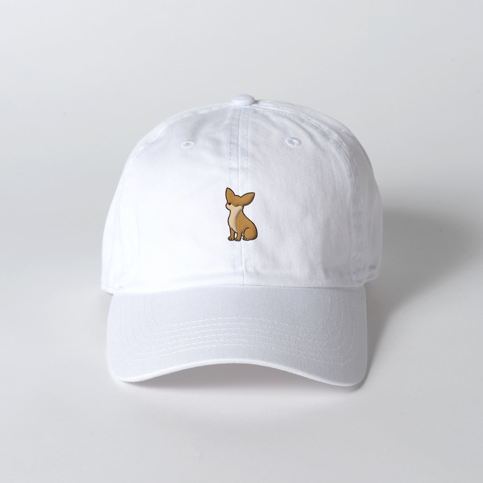キャップ 刺繍 "チワワ レッド" white image