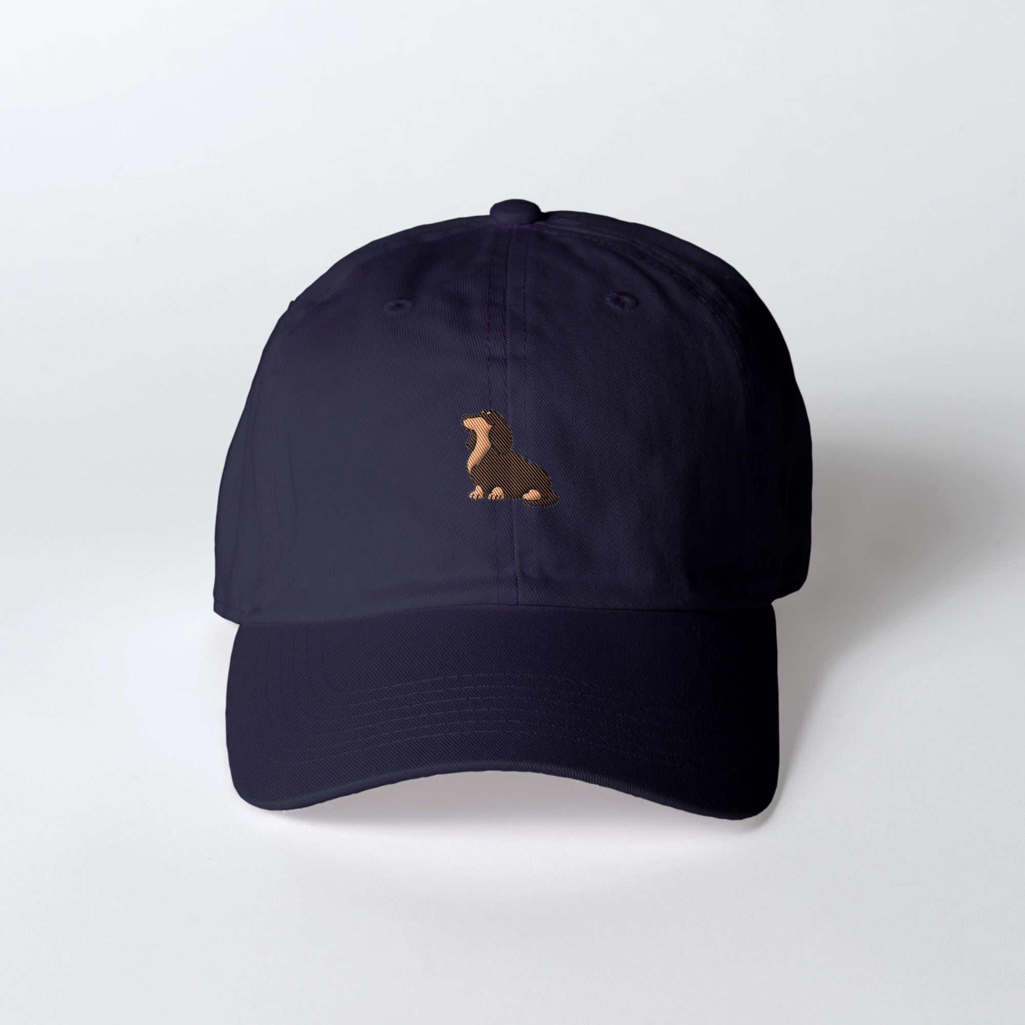 キャップ 刺繍 "ダックス チョコタン" navy image