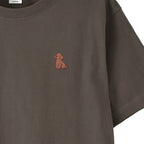 Tシャツ "トイプードル ブラウン" charcoal image