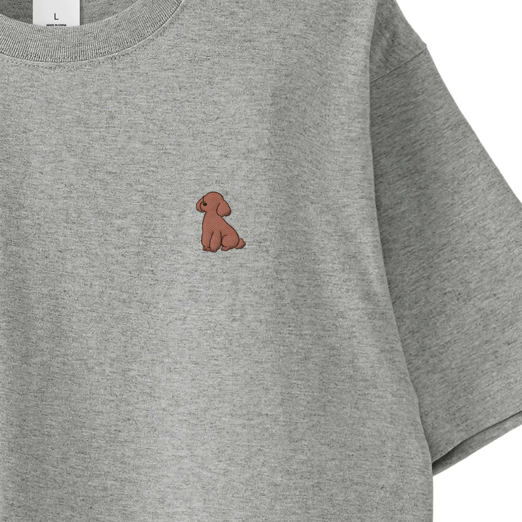 Tシャツ "トイプードル ブラウン" gray image