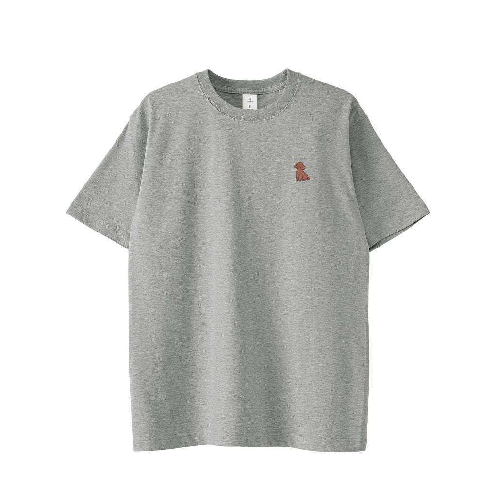 Tシャツ "トイプードル ブラウン" gray image