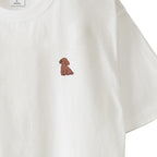 Tシャツ "トイプードル ブラウン" white image
