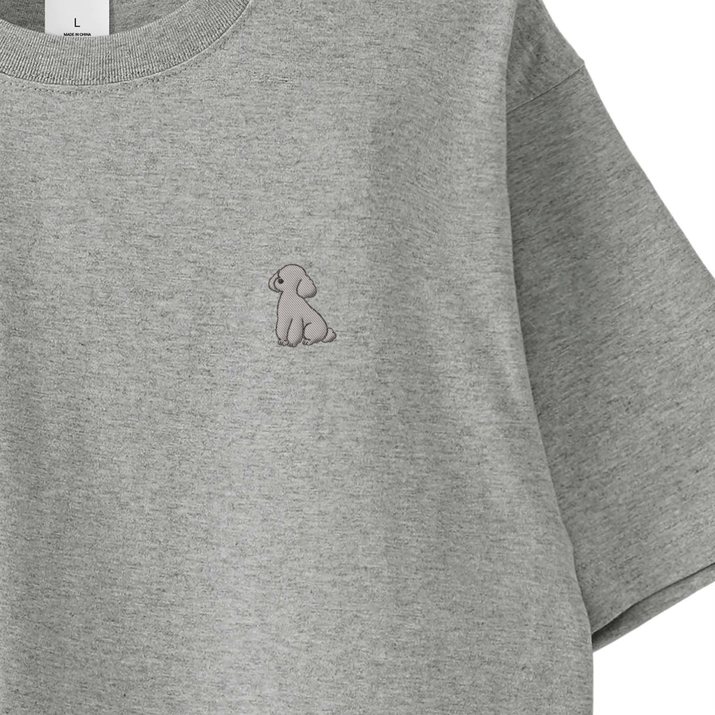 Tシャツ "トイプードル シルバー" gray image