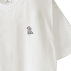 Tシャツ "トイプードル シルバー" white image
