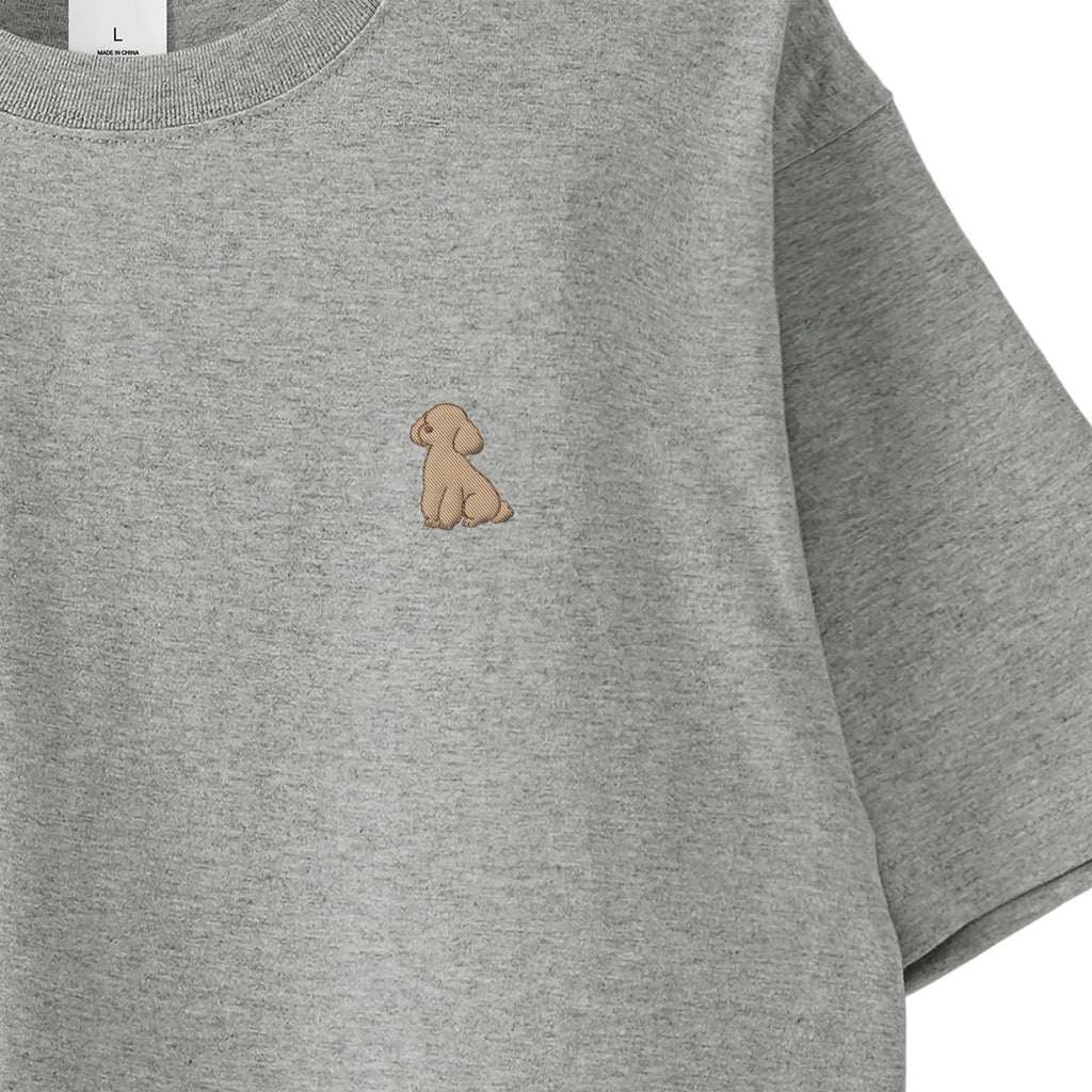 Tシャツ "トイプードル クリーム" gray image