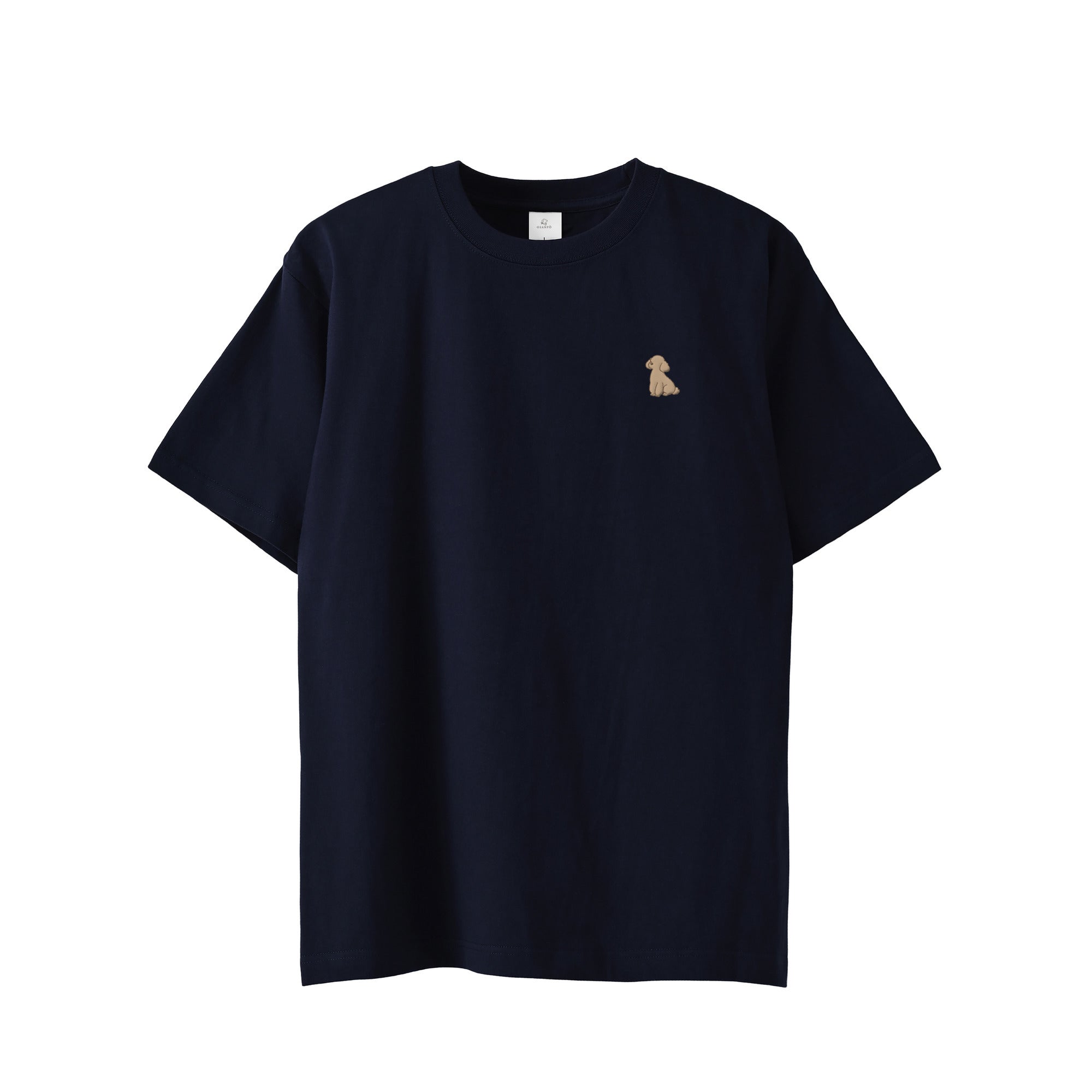 Tシャツ "トイプードル クリーム" navy image