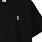 Tシャツ "チワワ レッド" black image