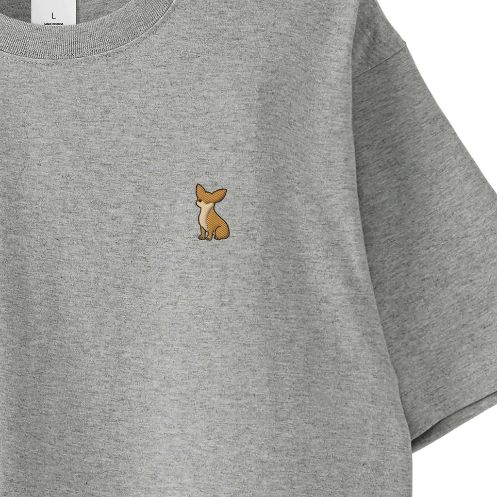 Tシャツ "チワワ レッド" gray image