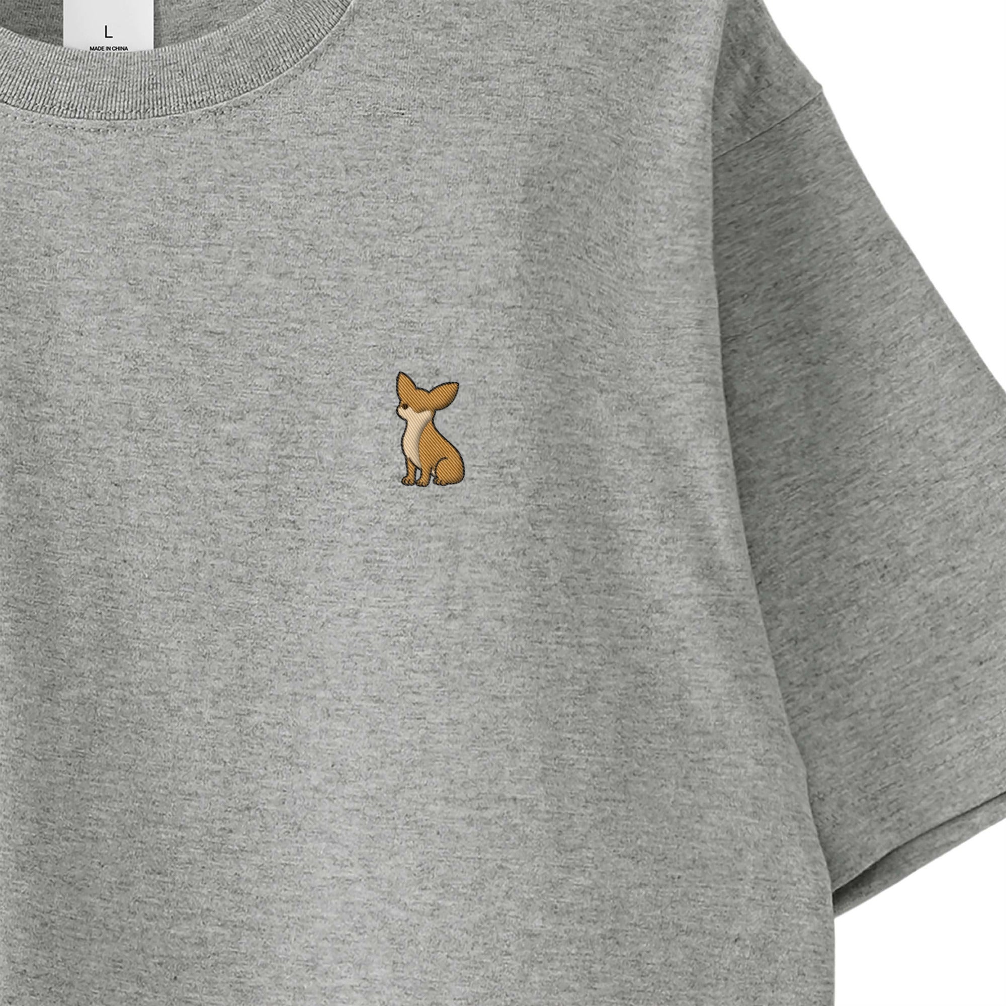 Tシャツ "チワワ レッド" gray image