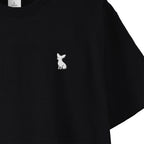 Tシャツ "チワワ ホワイト" black image