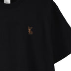 Tシャツ "チワワ チョコタン" black image