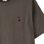 Tシャツ "チワワ チョコタン" charcoal image